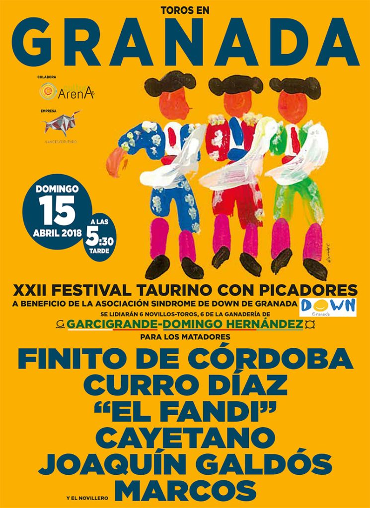 Festival taurino Síndrome de Down en Granada 2018