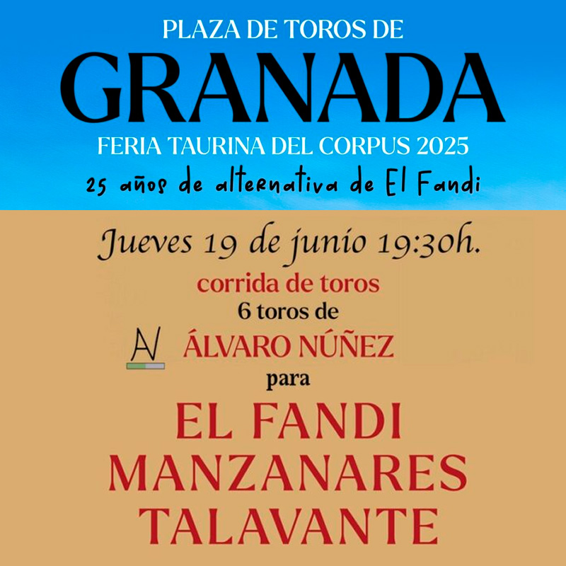 Plaza de toros de Granada - 19 junio 2025