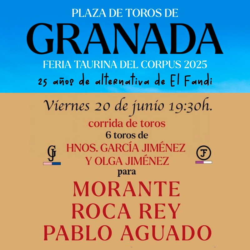 Plaza de toros de Granada - 20 junio 2025