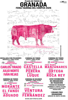 Carteles toros Granada 2026