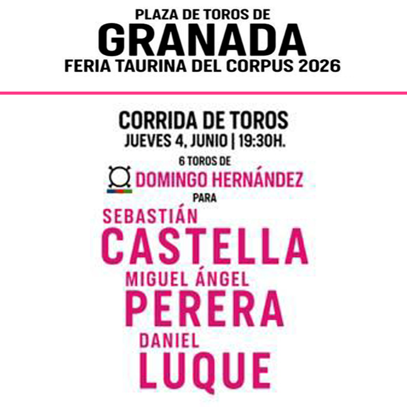 Toros Granada - 4 junio